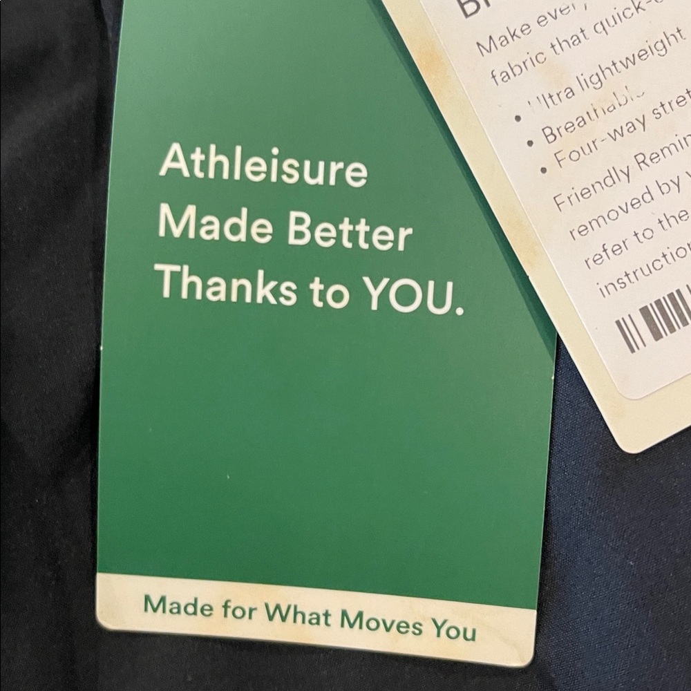 Halara Breezeful Black Crossover Waist Cropped Pants Medium NWT - Picture 5 of 6